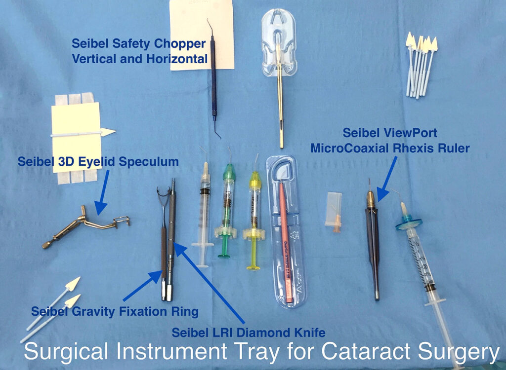 Seibel Cataract Surgery Tray