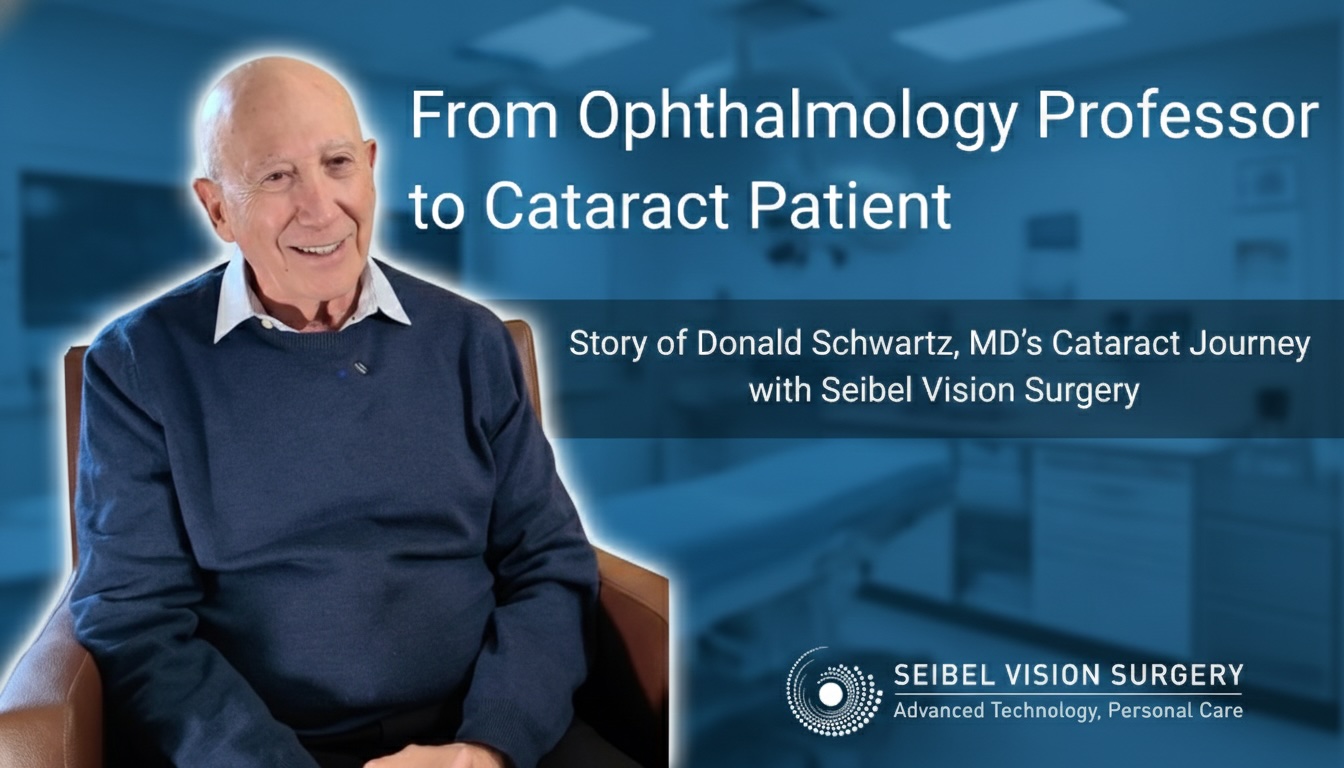 Dr. Donald N. Schwartz shares why he chose Dr. Barry Seibel of Seibel Vision Surgery for his own cataract surgery