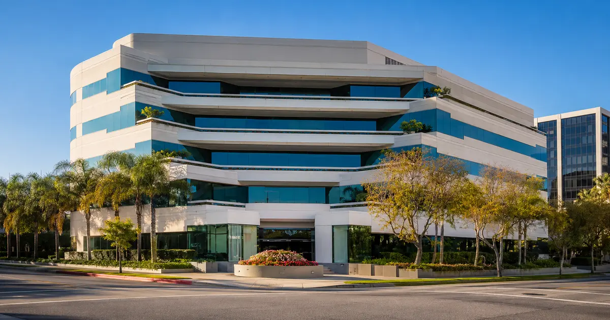 Modern medical office building in Santa Monica, California — the new home of Seibel Vision Surgery